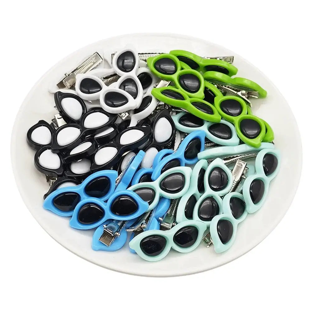 100pcs Cute Heart Pet Hair Clips Grooming Accessories