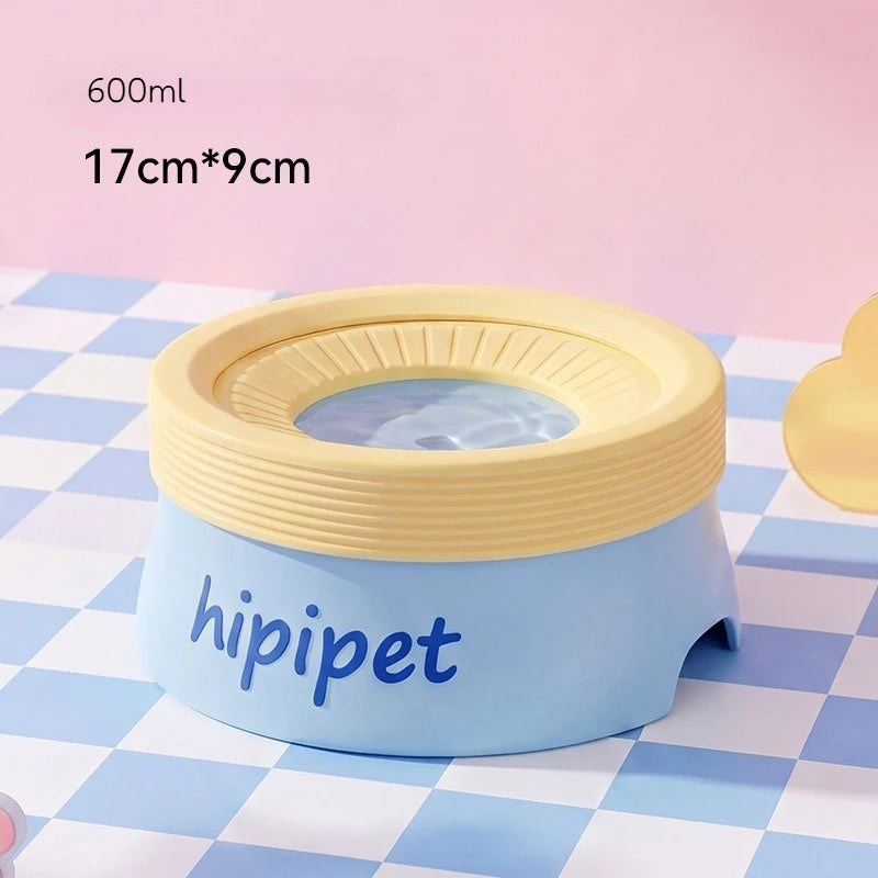 600ml Anti-Wet Chin Pet Water Bowl