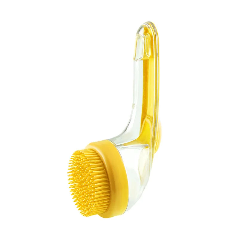 Silicone Pet Bath Brush and Massage Tool for Small Dogs and Cats