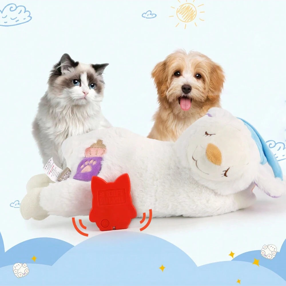 Heartbeat Plush Dog Toy for Behavioral Training