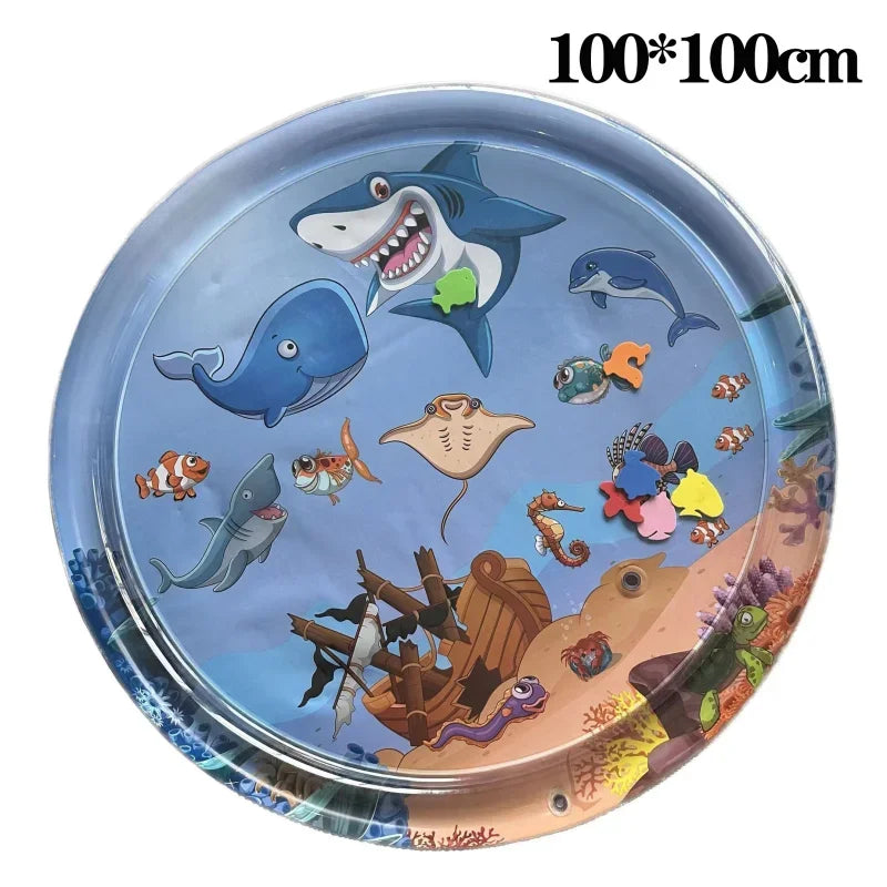Inflatable Sea Life Pet Water Mat And Baby Crawling Mat