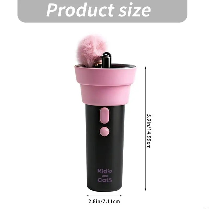 Interactive Auto Launching Pet Teaser Toy