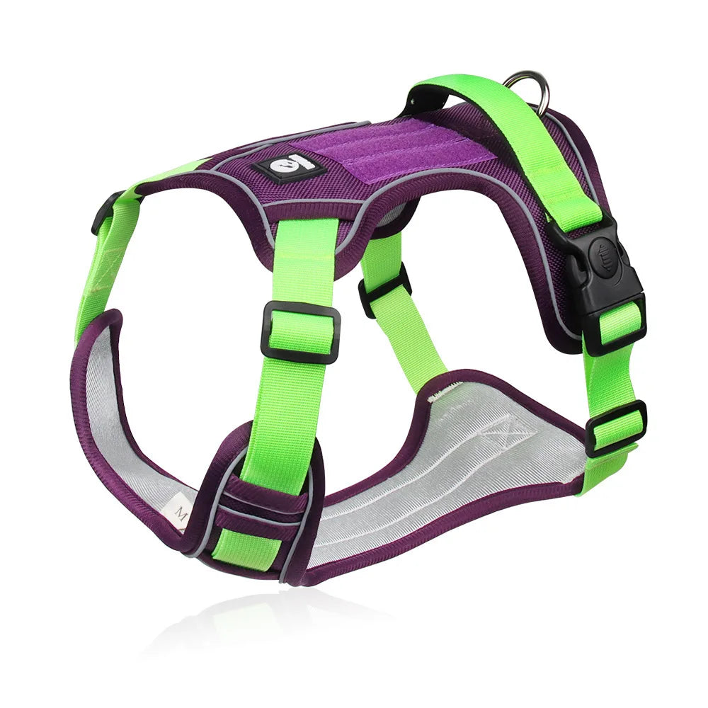 Reflective Tactical Dog Vest Harness Waterproof Oxford Cloth