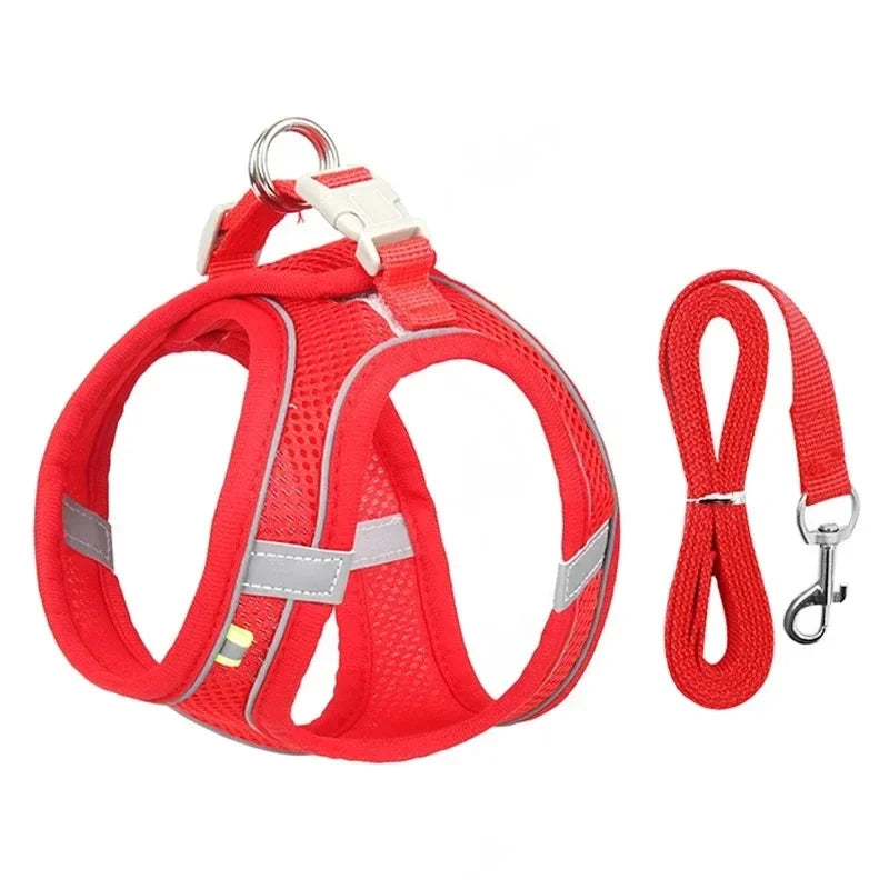 Breathable Adjustable Dog Harness and Safety Vest