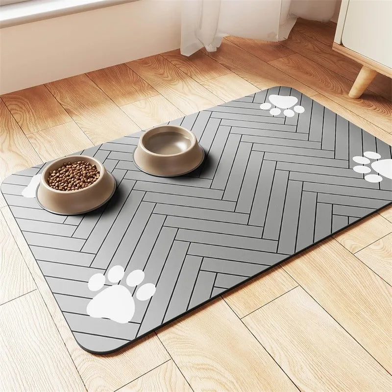 Absorbent Quick Dry Pet Feeding Mat