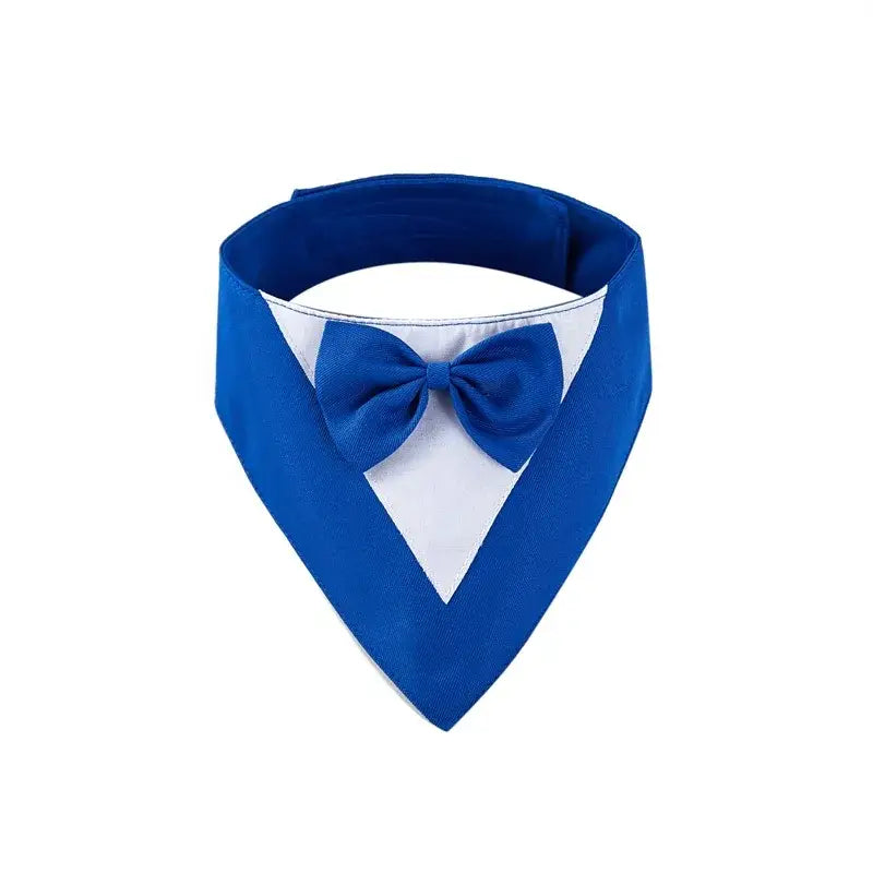 Adjustable Formal Dog Bow Tie Bandana Pet Scarf