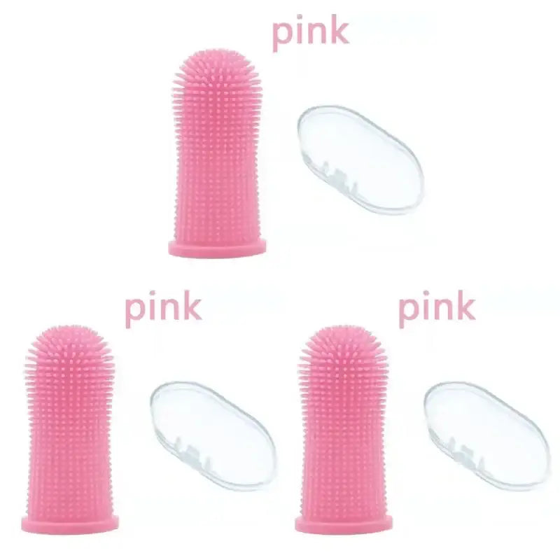 Silicone Pet Finger Toothbrush Sets