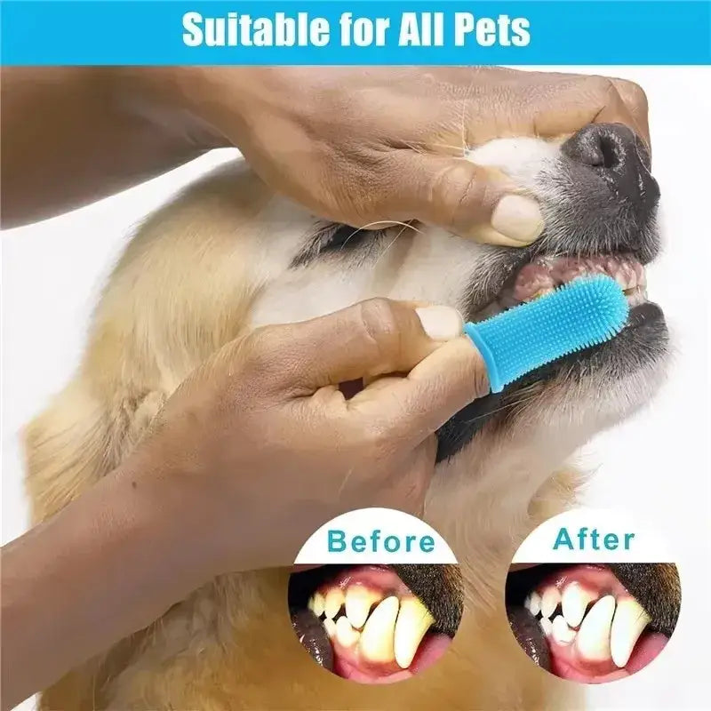 Silicone Pet Finger Toothbrush Sets