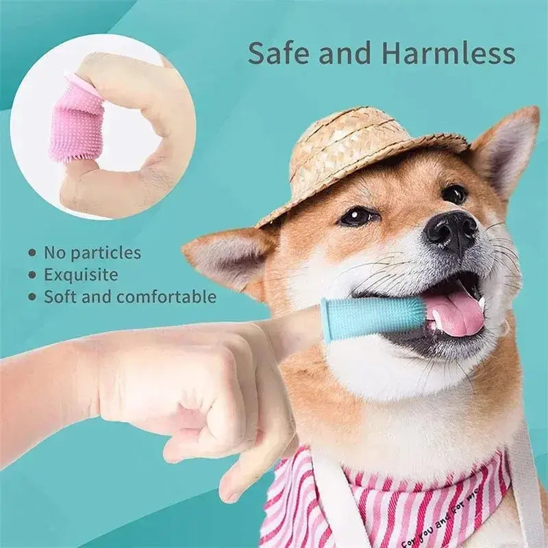 Silicone Pet Finger Toothbrush Sets