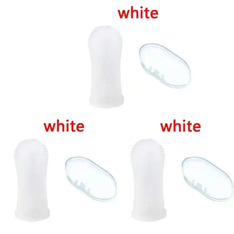 Silicone Pet Finger Toothbrush Sets