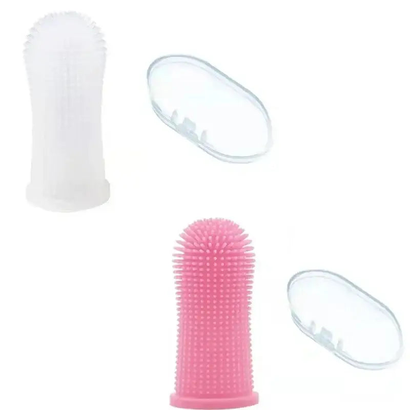 Silicone Pet Finger Toothbrush Sets