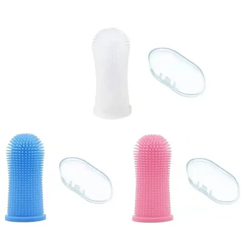 Silicone Pet Finger Toothbrush Sets