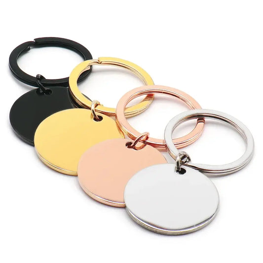 10 Stainless Steel Blank Dog ID Tags for DIY Jewelry