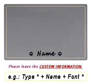 Custom Silicone Pet Feeding Mat
