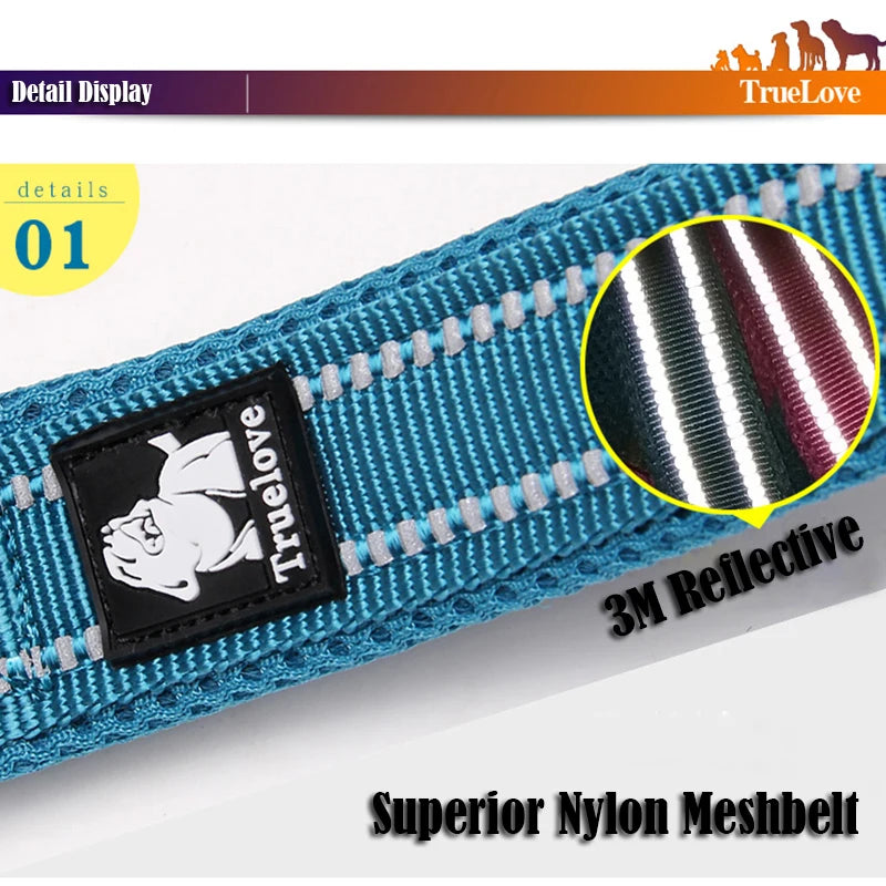 Truelove Reflective Nylon Dog and Cat Walking Harness