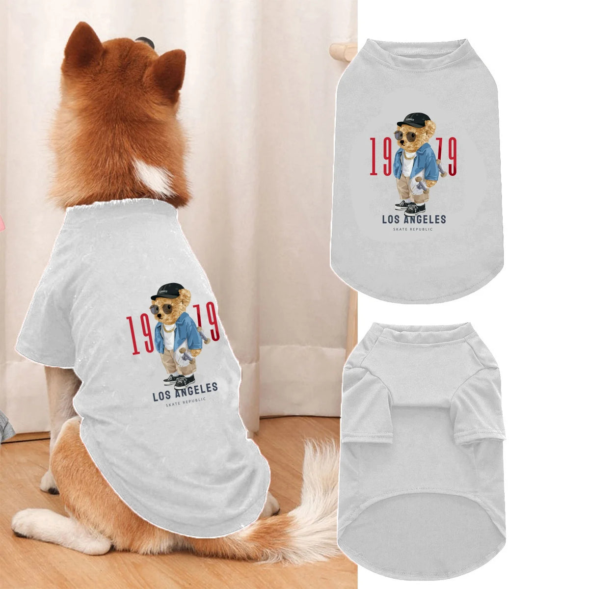 Printed Soft Breathable Pet Short Sleeve T-Shirt