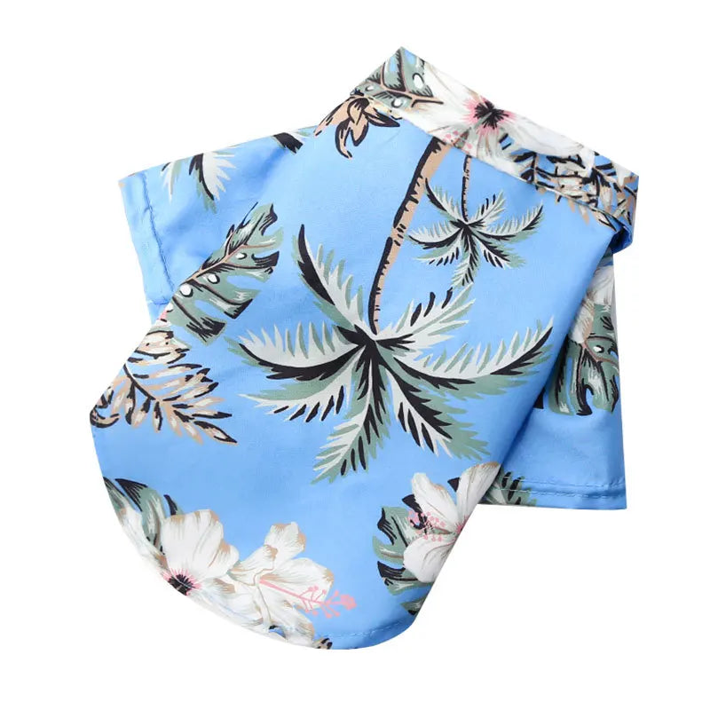 Hawaiian Style Summer Beach Dog Shirt