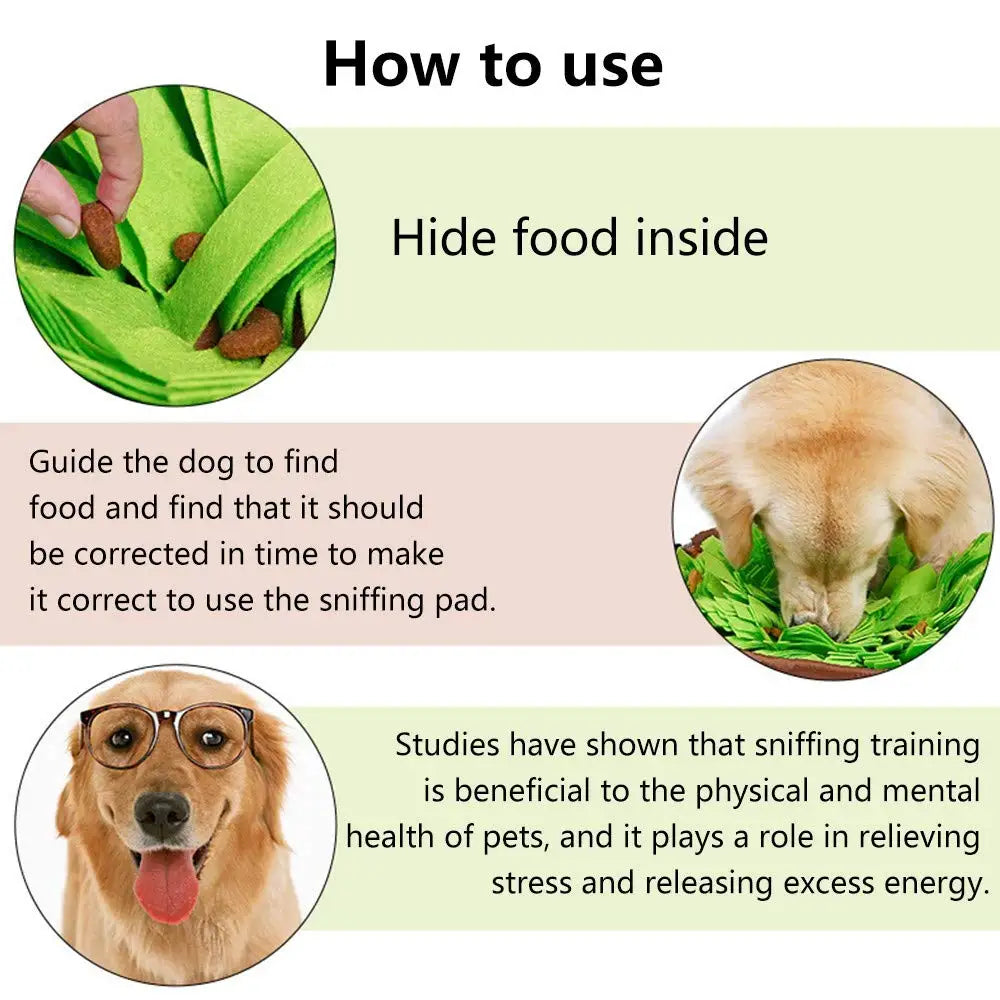 Interactive Dog Snuffle Mat for Foraging and Boredom