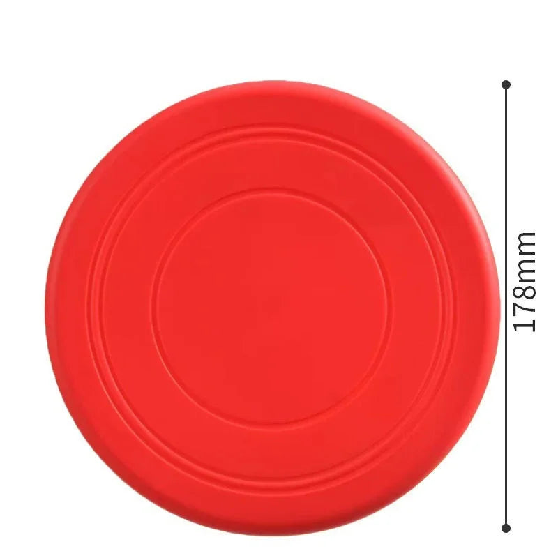Interactive Silicone Dog Flying Saucer Toy