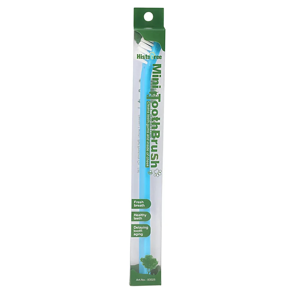 Soft Bristle Single Head Pet Toothbrush for Cats and Dogs