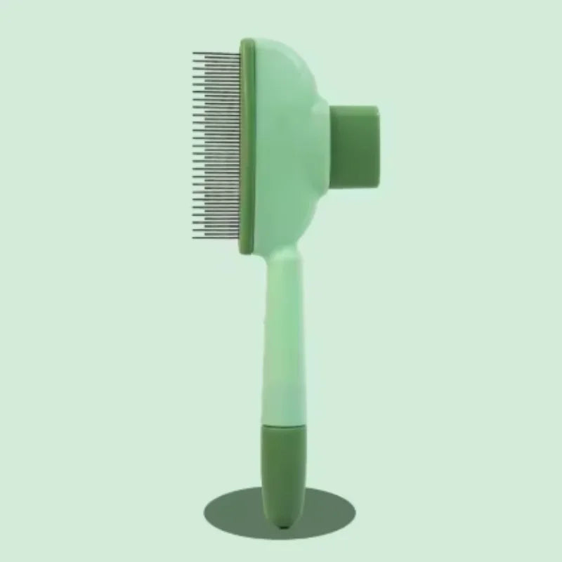 Self-Cleaning Pet Grooming Brush and Hair Remover