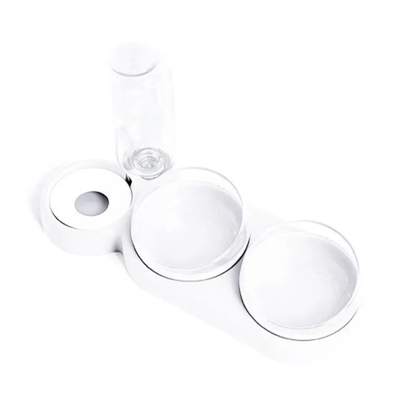 Automatic Triple Bowl Pet Feeder and Water Dispenser