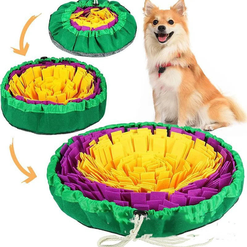 Interactive Dog Snuffle Mat for Foraging and Boredom