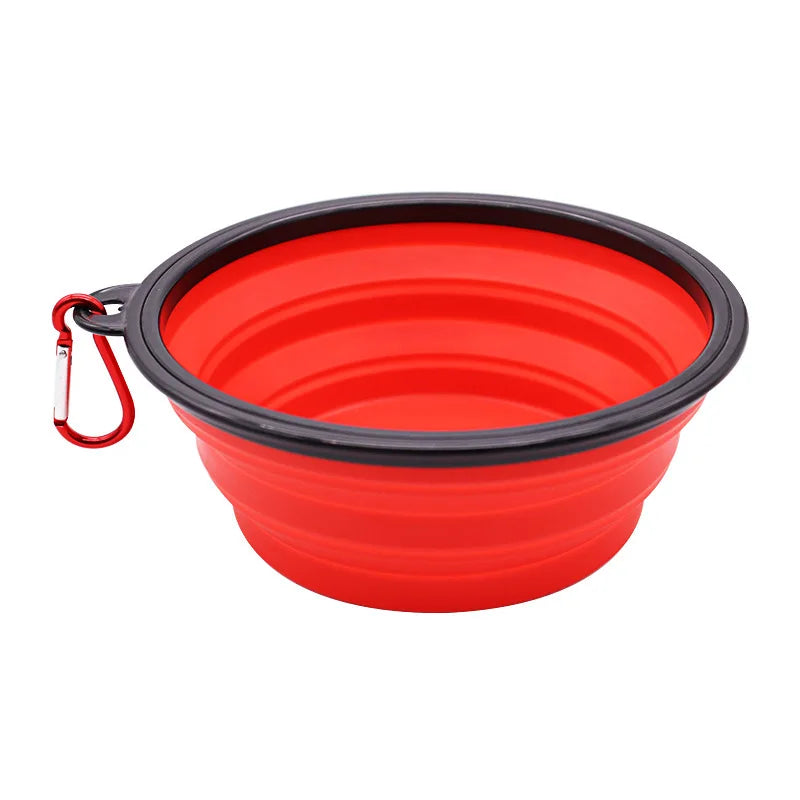 Portable Silicone 2-in-1 Pet Travel Bowl
