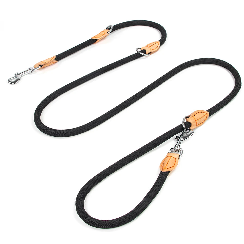 Multifunctional Adjustable Hands-Free Dog Leash for Two Dogs