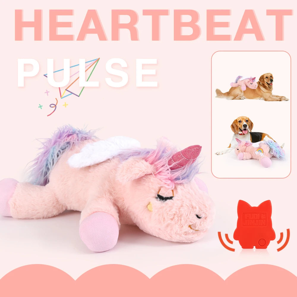 Heartbeat Plush Dog Toy for Behavioral Training