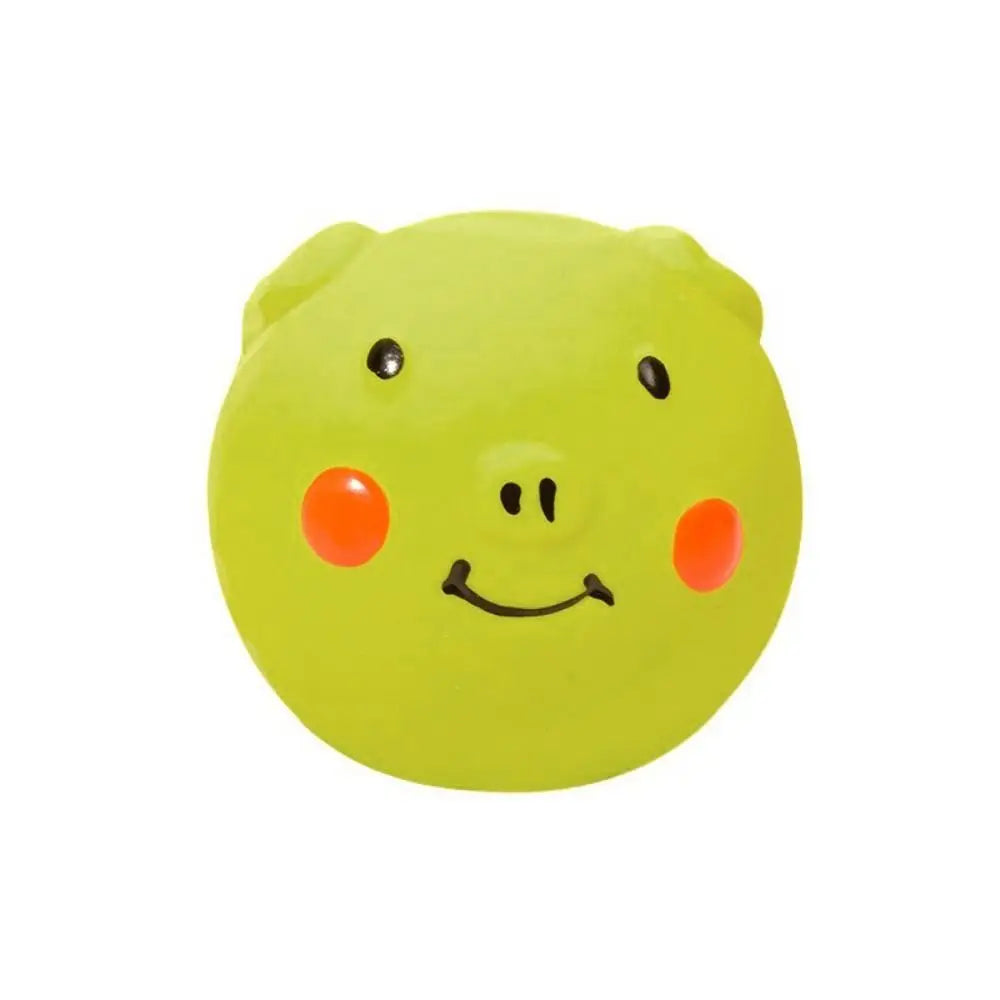 Colorful Latex Squeaky Pig Dog Toy