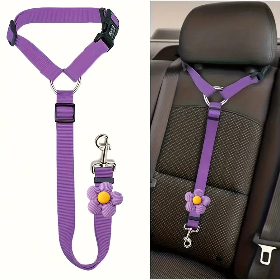 Dog Safety Seat Belt Pet Car Tether