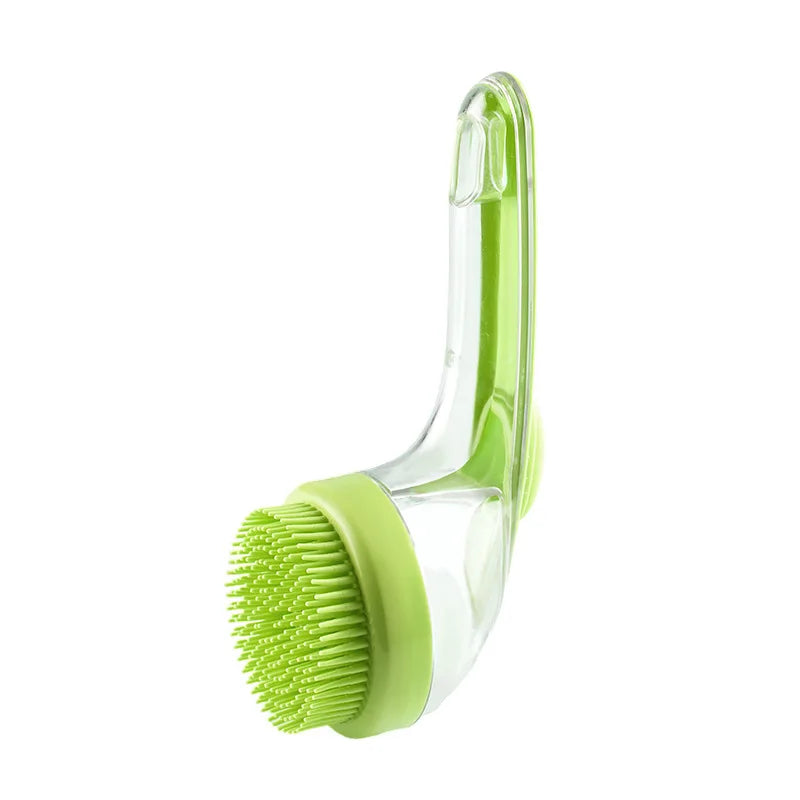 Silicone Pet Bath Brush and Massage Tool for Small Dogs and Cats