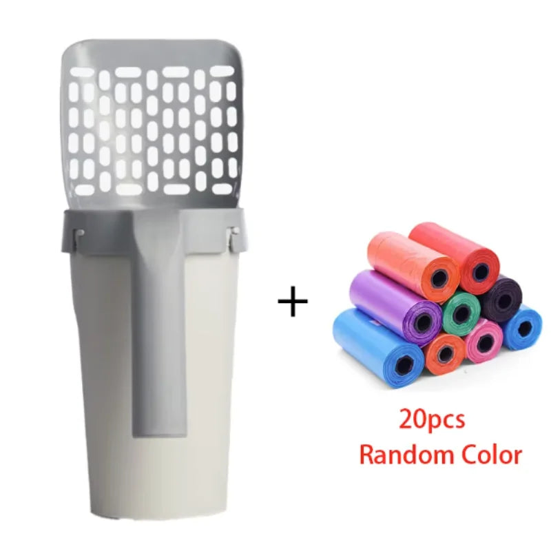 Colorful Ergonomic Cat Litter Shovel