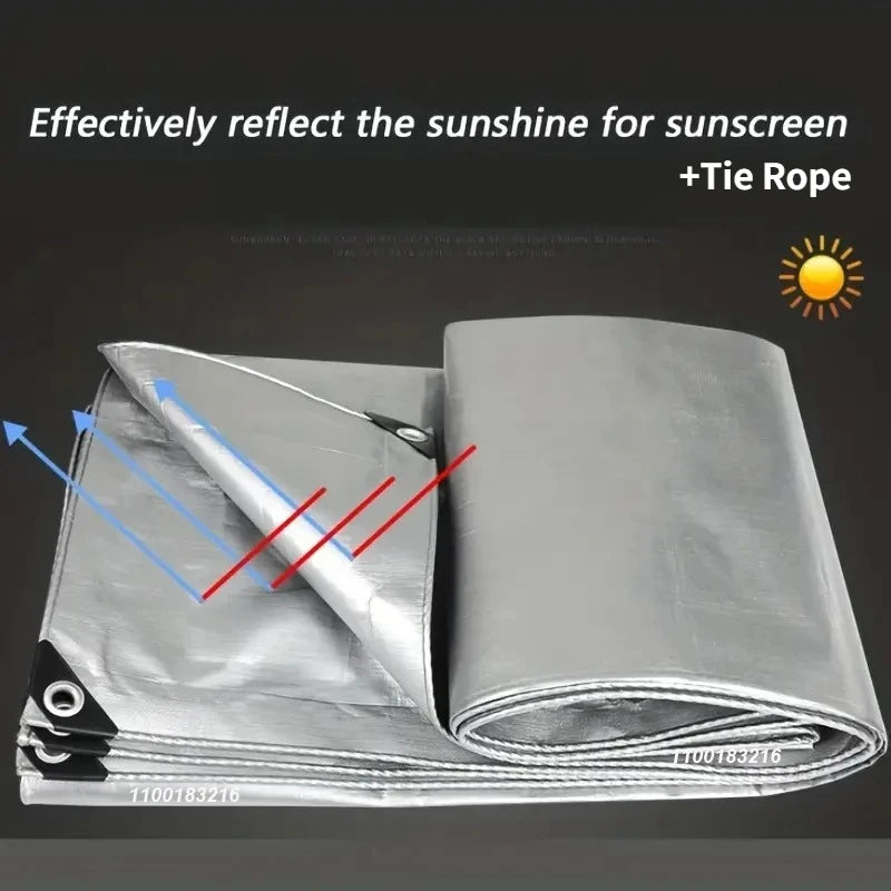 Waterproof PE 0.32mm Tarpaulin Sunshade Sail