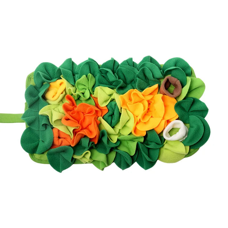 Interactive Flower Dog Sniffing Mat and Slow Feeder