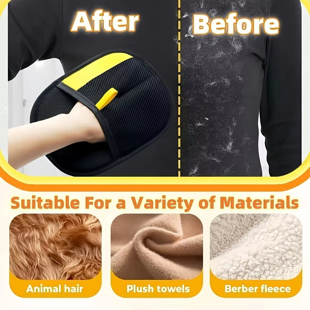 Double-Sided Electrostatic Pet Hair Removal Gloves