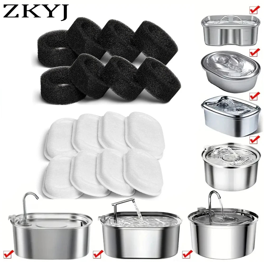 Stainless Steel Cat Water Fountain Replacement Filters