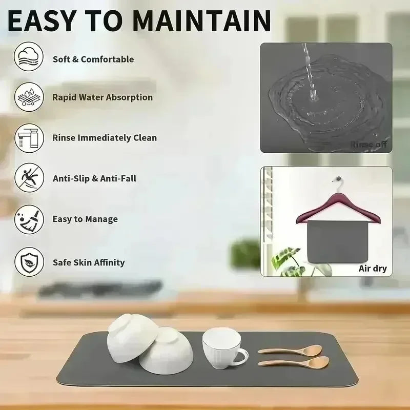 Checkered NonSlip Pet Feeding Mat