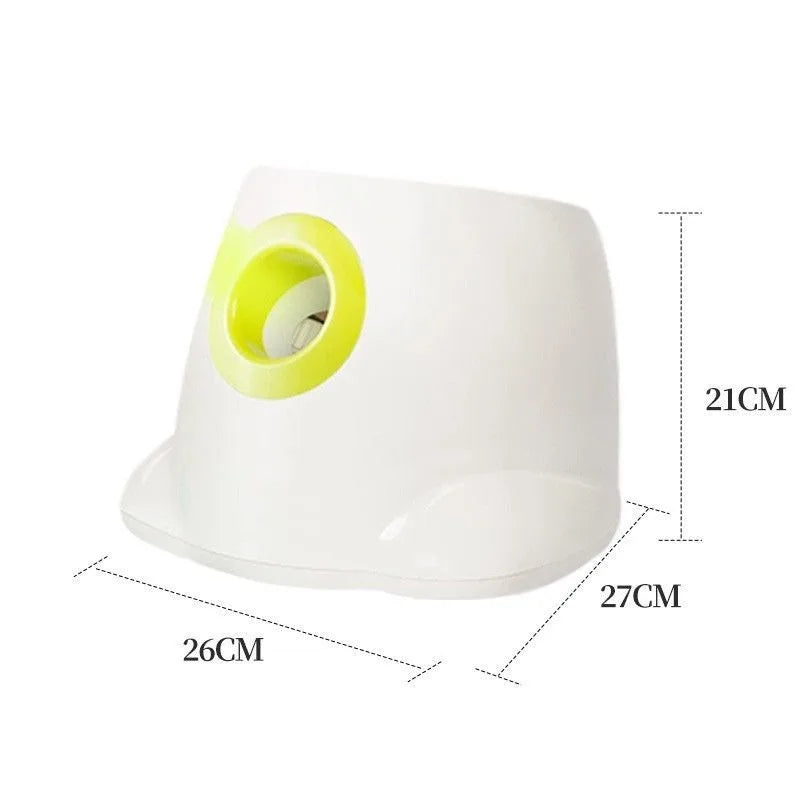 Automatic Dog Tennis Ball and Treat Launcher Toy
