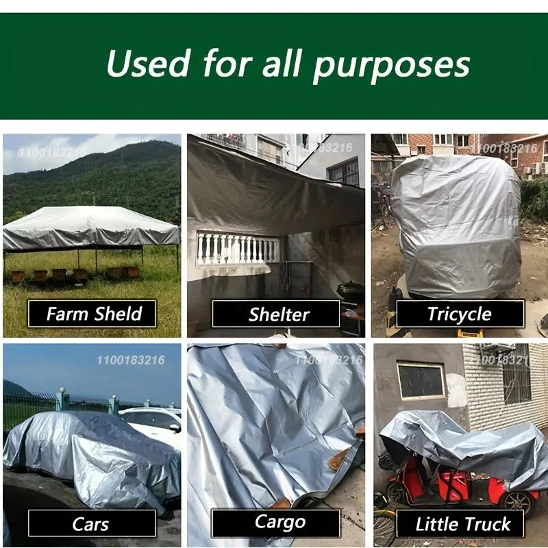 Waterproof PE 0.32mm Tarpaulin Sunshade Sail