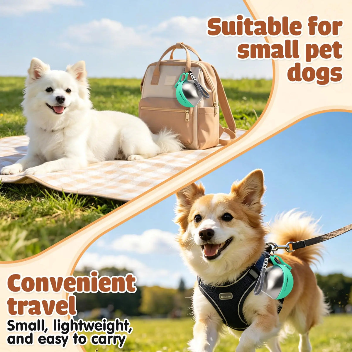 Portable Stainless Steel Dog Water Bottle