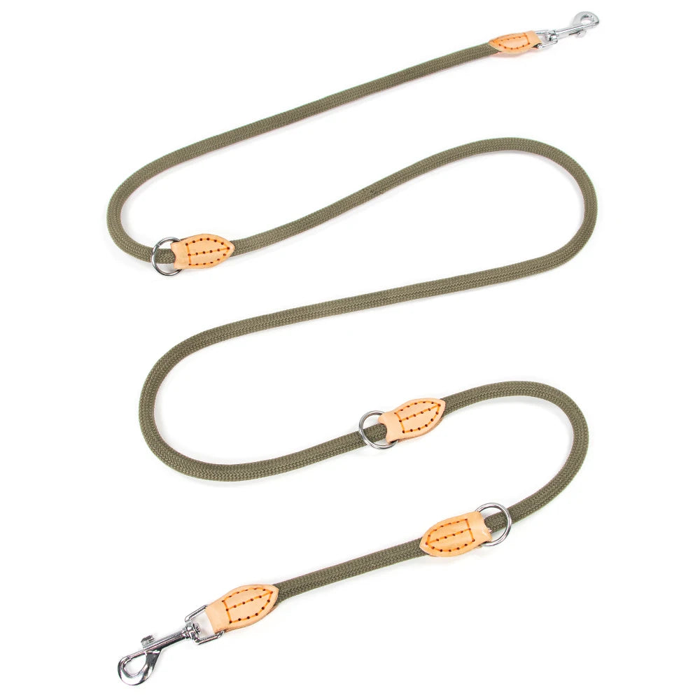 Multifunctional Adjustable Hands-Free Dog Leash for Two Dogs