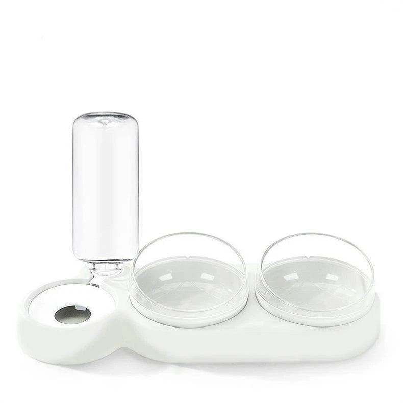 Triple Bowl Automatic Pet Water Dispenser and Feeder