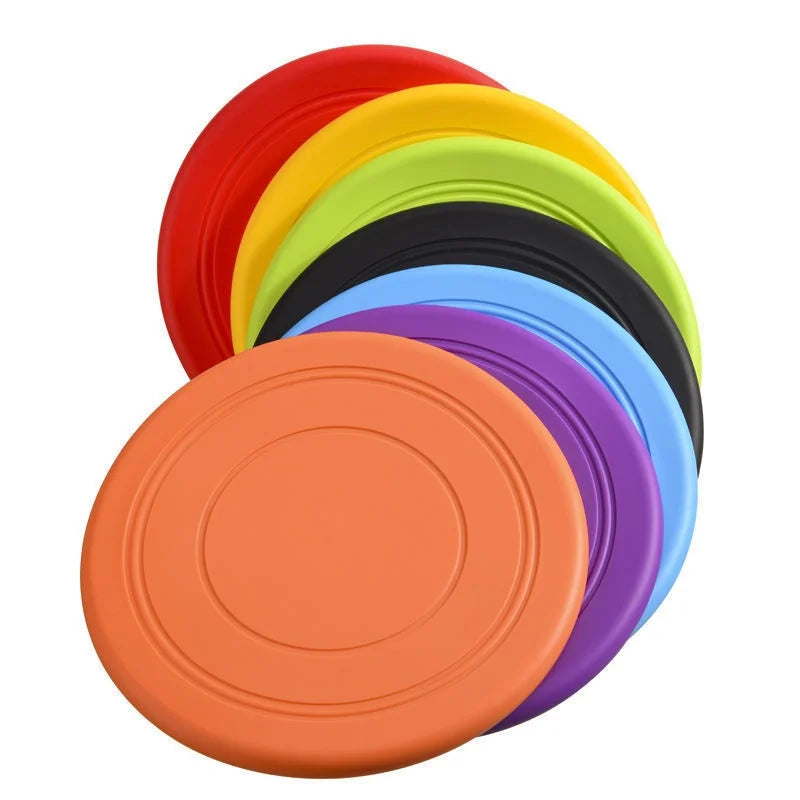 Interactive Silicone Dog Flying Saucer Toy
