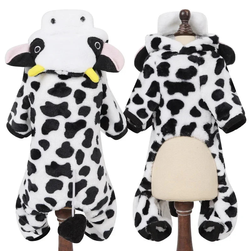 Soft Flannel Winter Dog Jumpsuit