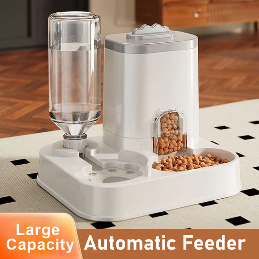 Large Capacity Automatic Pet Feeder and Water Dispenser