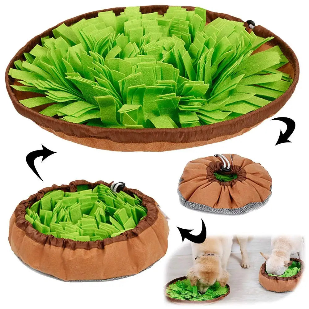 Interactive Dog Snuffle Mat for Foraging and Boredom