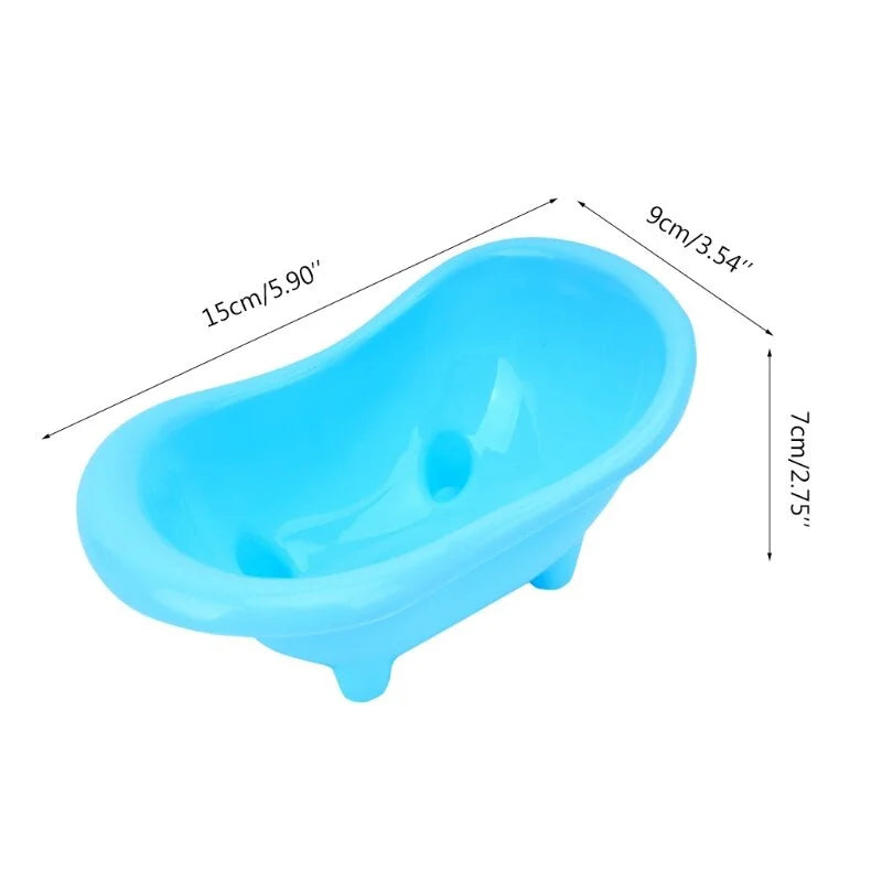 Plastic Hamster Bathtub and Small Pet Bathroom