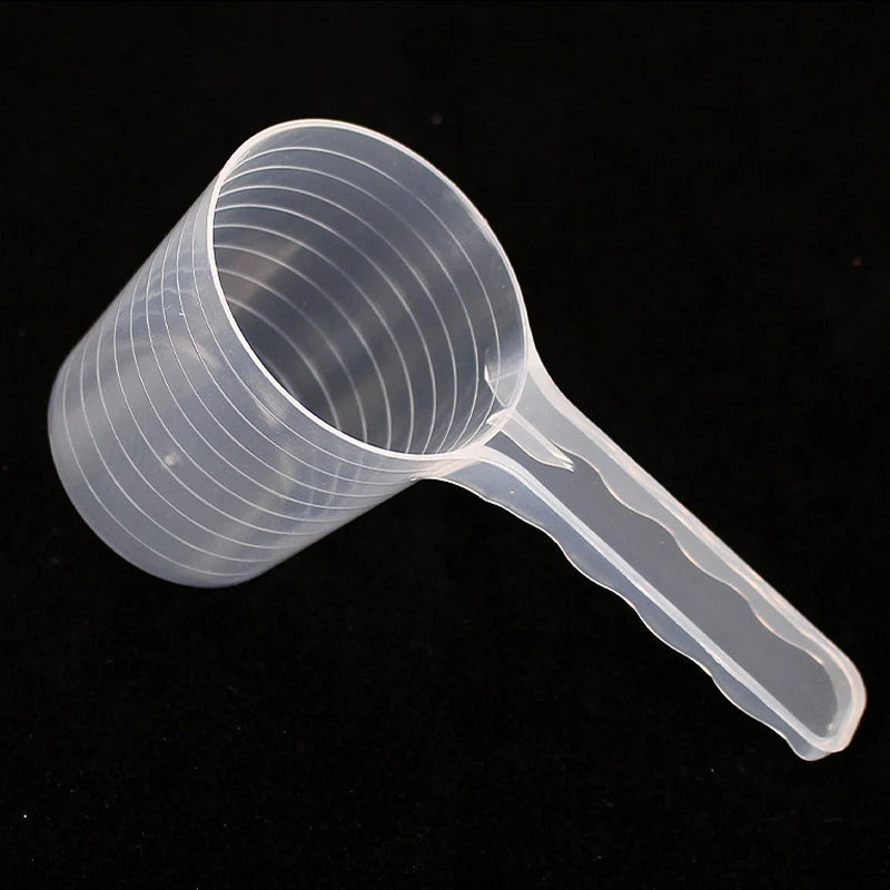 Transparent Pet Food Measuring Spoon with Scale